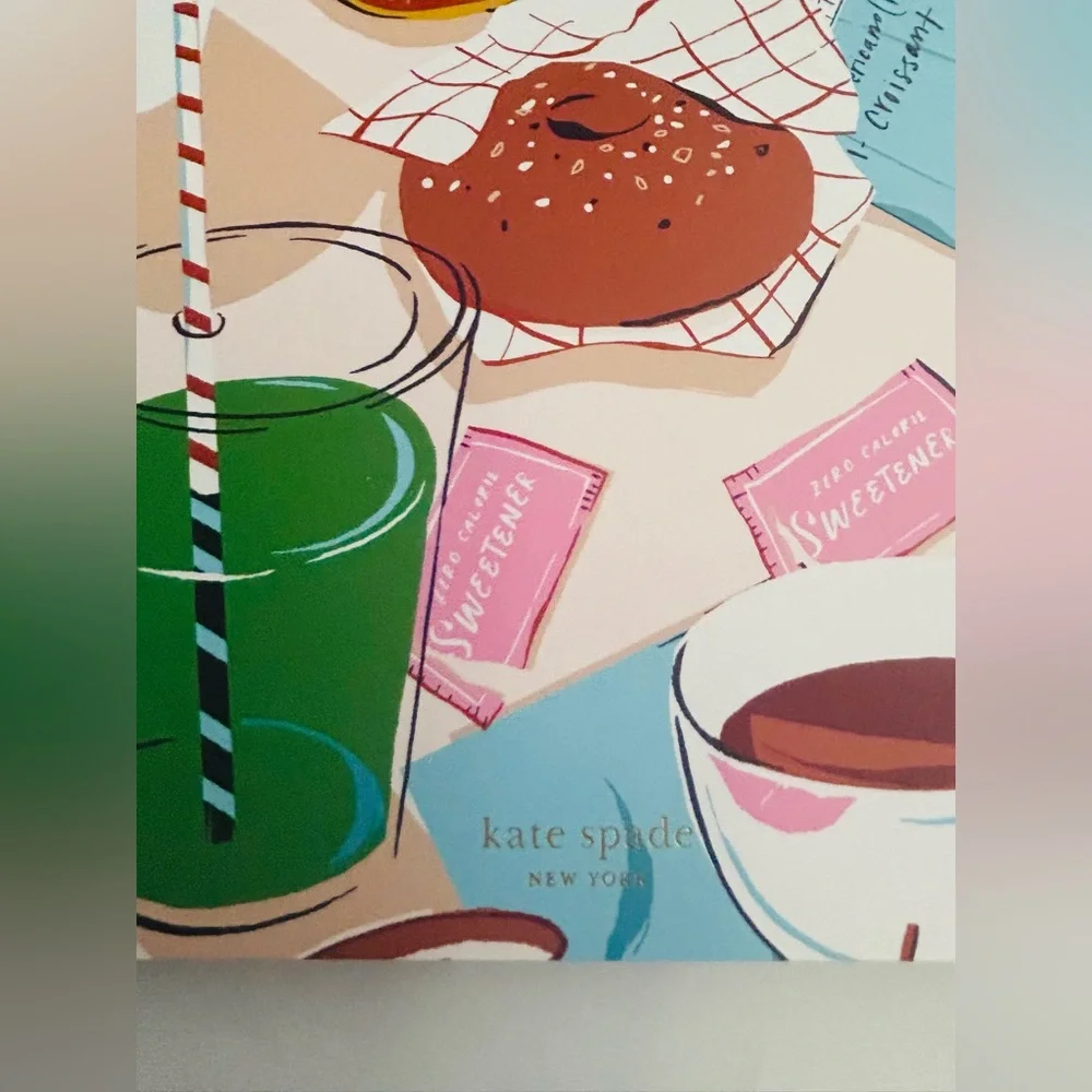 New Kate Spade Large Spiral Notebook 
